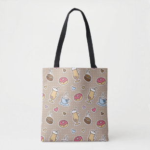 Bolso De Tela Modelo del café