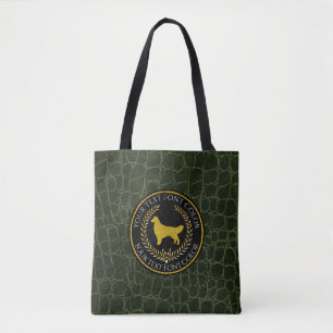 Bolso De Tela Modelo del cuero del Ringside del golden retriever