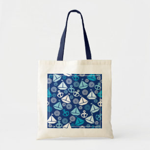 Bolso De Tela Modelo del dibujo animado con los veleros