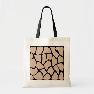 Bolso De Tela Modelo del estampado de girafa en beige