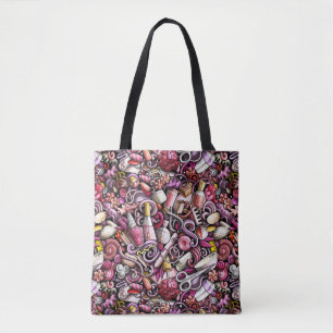 Bolso De Tela Modelo del estudio del clavo