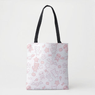 Bolso De Tela modelo del kawaii con doodle