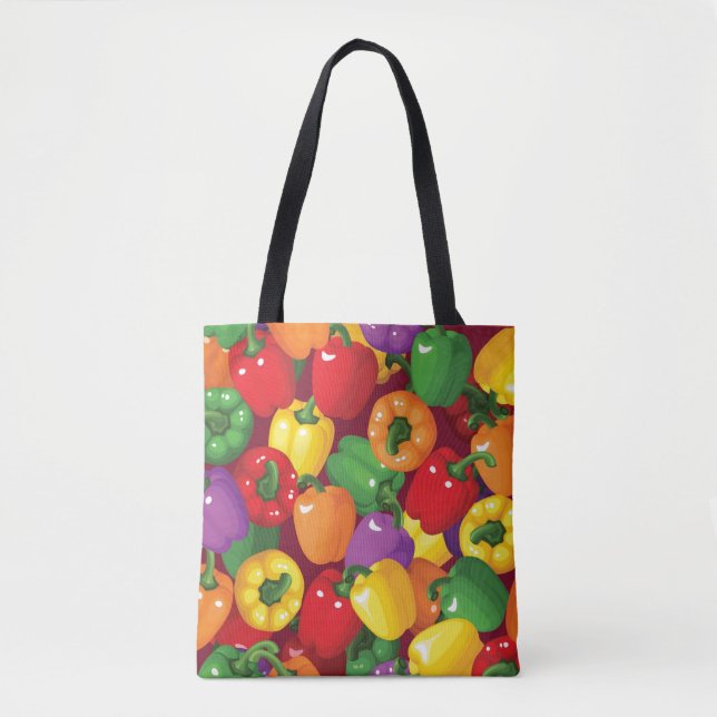 Bolso De Tela Modelo del paprika (Anverso)