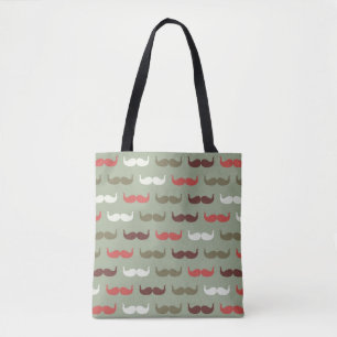 Bolso De Tela Modelo del vintage con el bigote