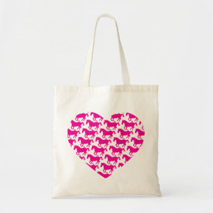 Bolso De Tela Modelo en forma de corazón del caballo