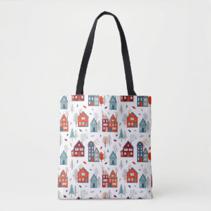 Bolso De Tela Modelo escandinavo del arte popular de la casa