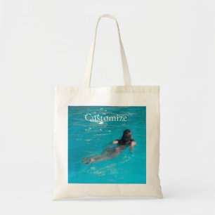 Bolso De Tela Modelo femenino de natación Thunder_Cove