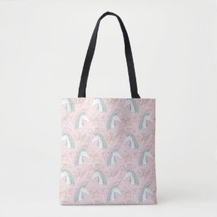 Bolso De Tela Modelo floral dulce del unicornio
