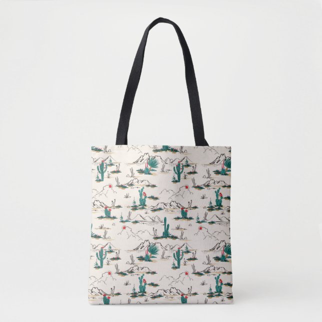 Bolso De Tela Modelo floreciente de los Succulents (Anverso)