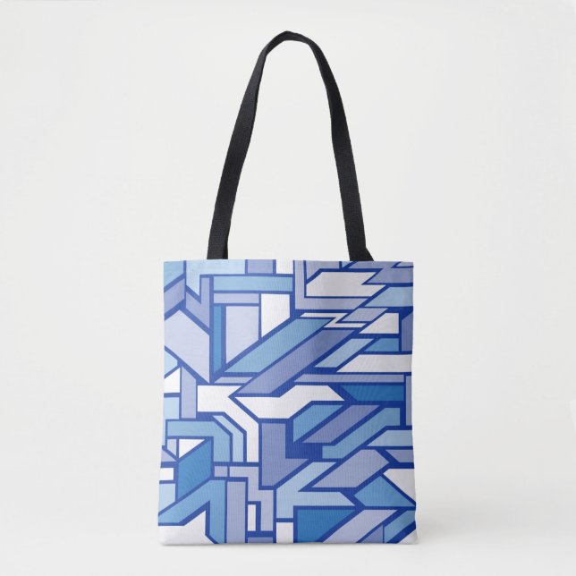 Bolso De Tela Modelo geométrico 2 (Anverso)