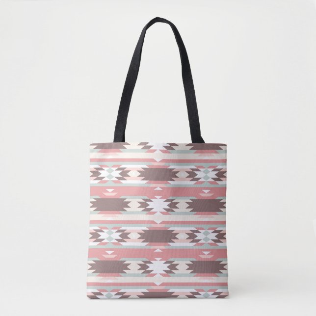 Bolso De Tela Modelo geométrico en el estilo azteca 2 (Anverso)