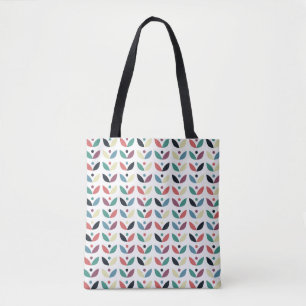 Bolso De Tela Modelo geométrico floral del arte popular