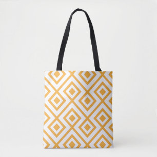 Bolso De Tela Modelo geométrico formado rombo