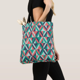 Bolso De Tela Modelo geométrico moderno de los mediados de sigl