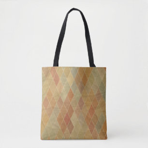 Bolso De Tela Modelo geométrico retro 2