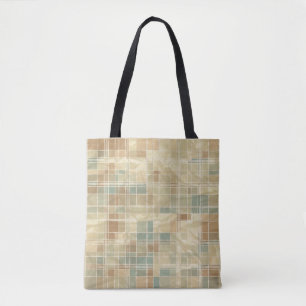 Bolso De Tela Modelo geométrico retro 6