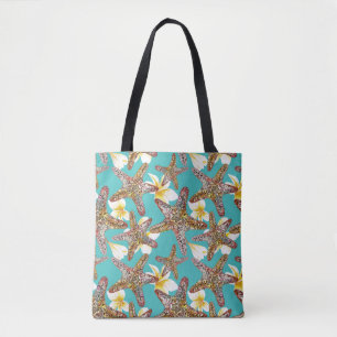 Bolso De Tela Modelo imaginario de las estrellas de mar