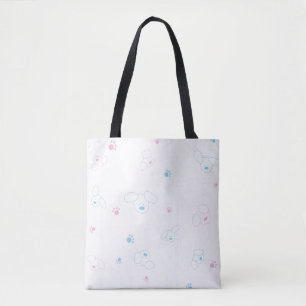 Bolso De Tela Modelo lindo con los perros