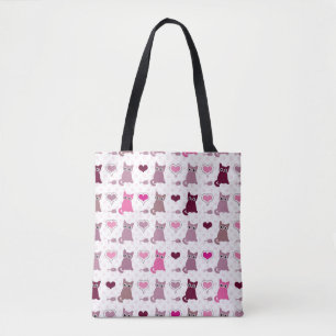 Bolso De Tela Modelo lindo de los chicas del gatito
