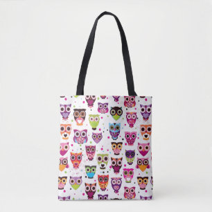 Bolso De Tela Modelo lindo del fondo del búho para los niños