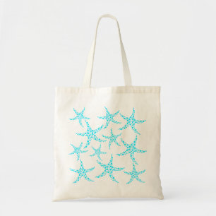 Bolso De Tela Modelo manchado de las estrellas de mar en