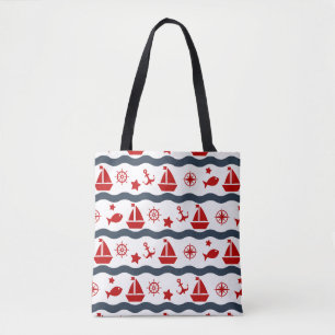 Bolso De Tela Modelo marítimo lindo