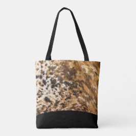Bolso De Tela Modelo negro urbano de la impresión del rodeo de
