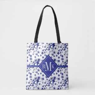 Bolso De Tela Modelo oriental de la rama del monograma el