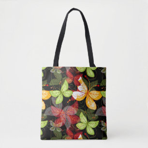 Bolso De Tela Modelo oscuro del otoño