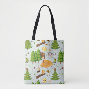 Bolso De Tela Modelo que acampa
