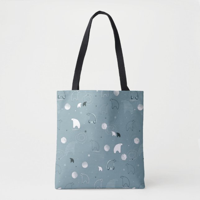 Bolso De Tela modelo que exhibe un polar lindo (Anverso)