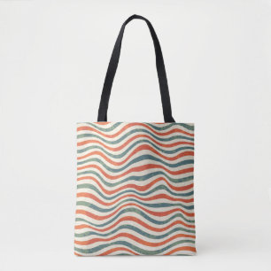 Bolso De Tela Modelo rayado