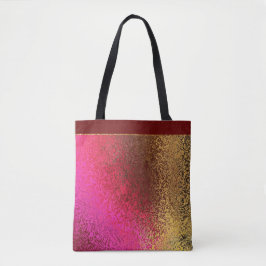 Bolso De Tela Modelo rosado y del oro