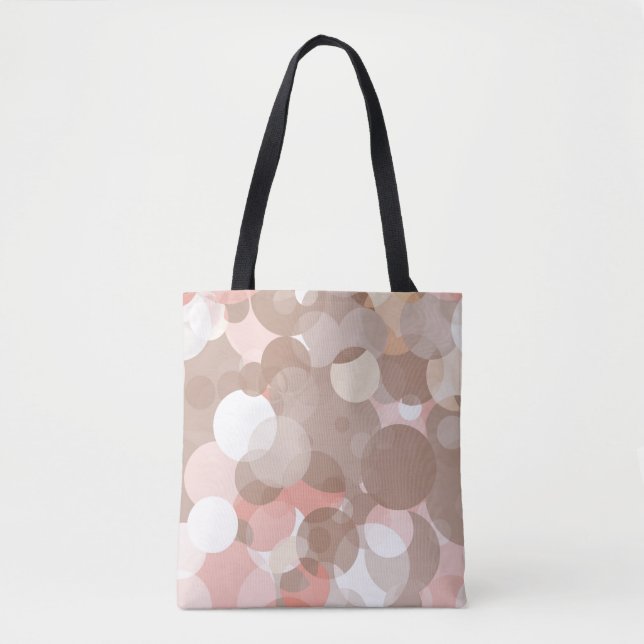 Bolso De Tela Modelo simple - círculos (Anverso)