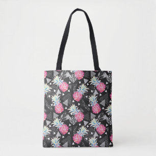 Bolso De Tela Modelo texturizado de la piña del triángulo