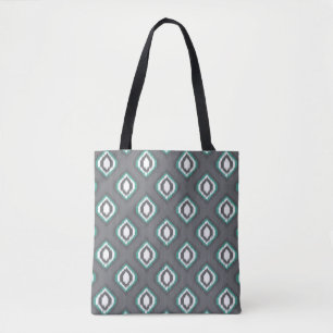 Bolso De Tela Modelo tribal del ikat retro geométrico