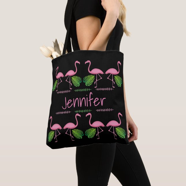 Bolso De Tela Modelo tropical (Detalle)