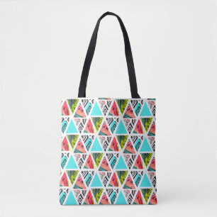 Bolso De Tela Modelo tropical abstracto colorido