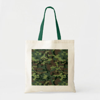 Bolso De Tela Modelo verde de Camo Brown del camuflaje