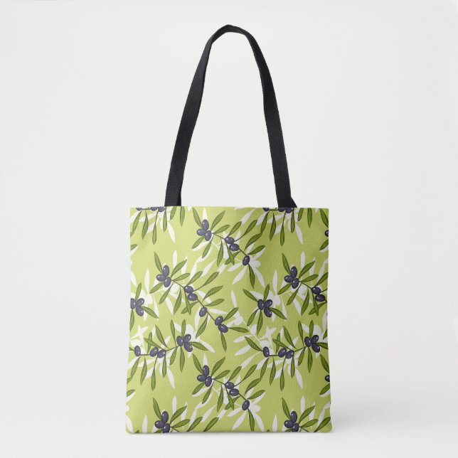 Bolso De Tela Modelo verde oliva (Anverso)