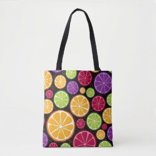 Bolso De Tela Modelo y fondo anaranjados