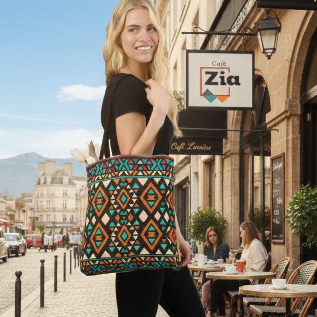 Bolso De Tela Modern Geometric Southwest Style  (Subido por el creador)