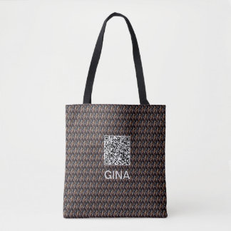 Bolso De Tela Modern Retro Pattern Personalize