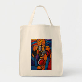 Bolso De Tela Modern Stained Glass Three Wise Men