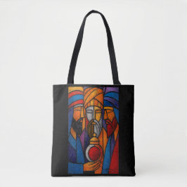 Bolso De Tela Modern Stained Glass Three Wise Men