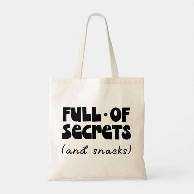 Bolso De Tela Modern Typography funny Quotes (Reverso)