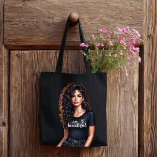 Bolso De Tela Moderna Atrevida  Hermosa Chica Autoafirmación