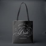 Bolso De Tela Moderna caligrafía: Madre negra de la novia<br><div class="desc">Una madre atemporal y elegante de la bolsa de té de regalo de la novia con un guión de caligrafía refinado sobre un fondo clásico,  perfecto para una celebración formal y sofisticada de los bodas. Para personalización o productos adicionales con este diseño,  por favor no dude en contactarme.</div>
