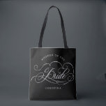 Bolso De Tela Moderna caligrafía: Madre negra de la novia<br><div class="desc">Una madre atemporal y elegante de la bolsa de té de regalo de la novia con un guión de caligrafía refinado sobre un fondo clásico,  perfecto para una celebración formal y sofisticada de los bodas. Para personalización o productos adicionales con este diseño,  por favor no dude en contactarme.</div>