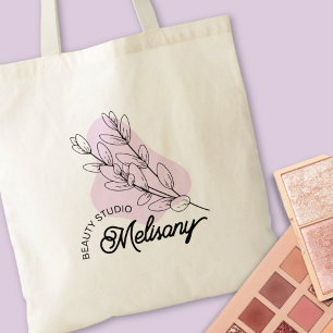 Bolso De Tela Moderna elegancia Minimalista de la línea floral r